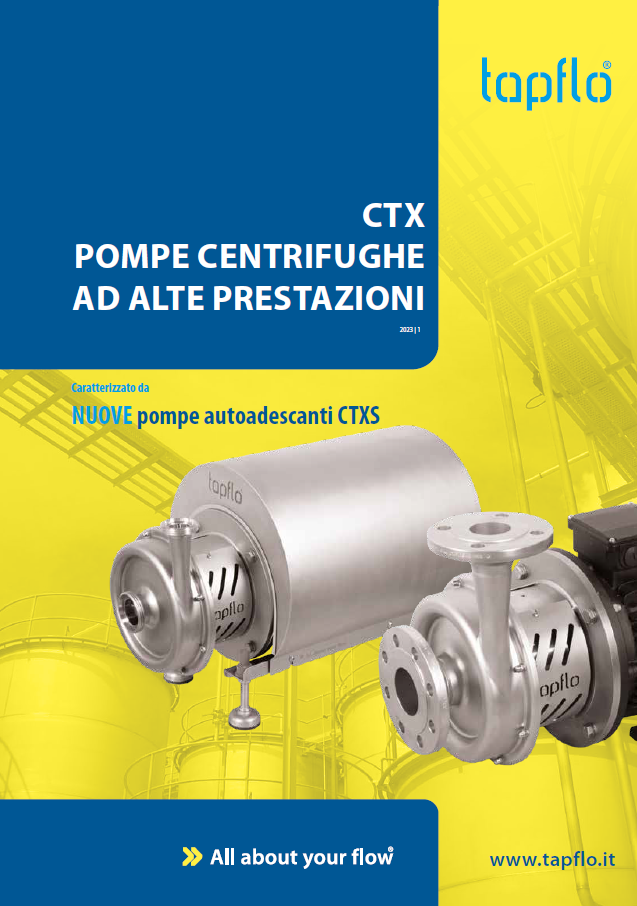 Brochure CTX Pompe centrifughe ad alte prestazioni